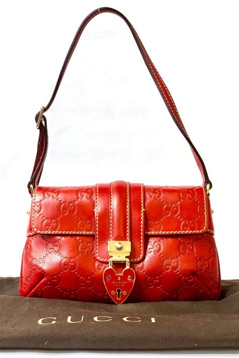 gucci guccissima heart lock bag|gucci open top shoulder bags.